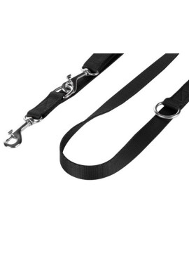 CHABA Smycz taśma regulowana S 10mm/260cm czarna