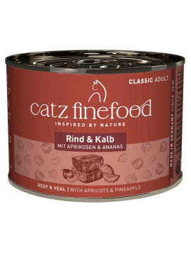 Catz Finefood Classic N.07 Wołowina i cielęcina puszka 200g