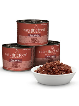 Catz Finefood Classic N.07 Wołowina i cielęcina puszka 200g