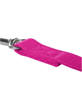 CHABA Smycz taśma L 20mm fuksja