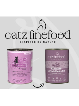 Catz Finefood Classic N.11 Jagnięcina i Królik puszka 400g