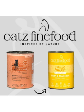 Catz Finefood Classic N.25 Kurczak i Tuńczyk puszka 400g