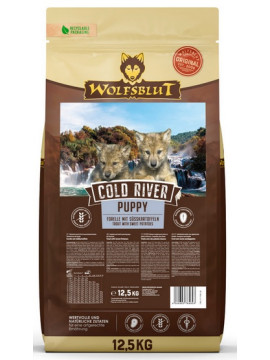 Wolfsblut Dog Cold River Puppy - pstrąg i bataty 12,5kg