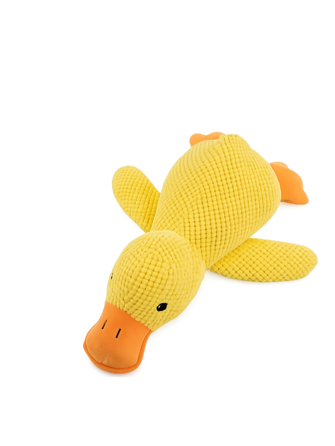 Pluszowa zabawka dla psa – uspokajająca kaczka do spania i żucia, 40 cm