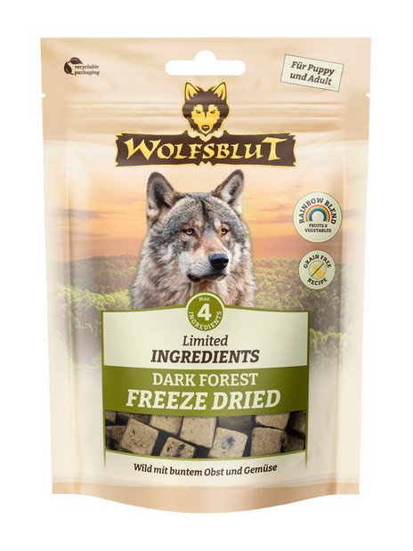 Wolfsblut Dog Limited Ingredients Freeze Dried Dark Forest - dziczyzna 40g