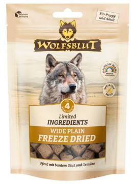 Wolfsblut Dog Limited Ingredients Freeze Dried Wide Plain - konina 40g