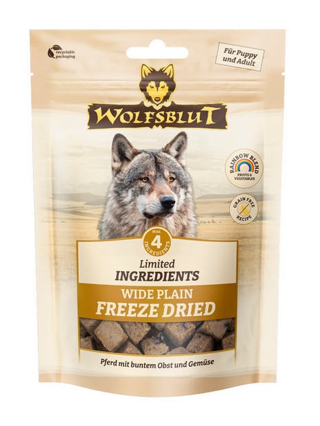 Wolfsblut Dog Limited Ingredients Freeze Dried Wide Plain - konina 40g