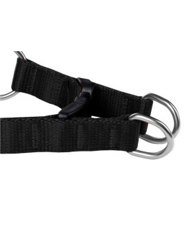 CHABA Szelki taśma regulowane nr 1 - obwód 40cm czarne