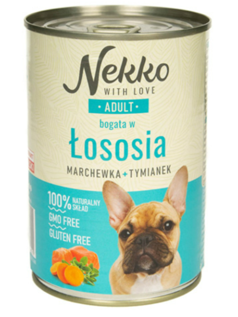 NEKKO Adult Łosoś, marchewka, tymianek 400g