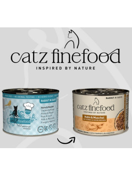 Catz Finefood Ragout in Sauce Kurczak i Omułek (N.613) puszka 190g