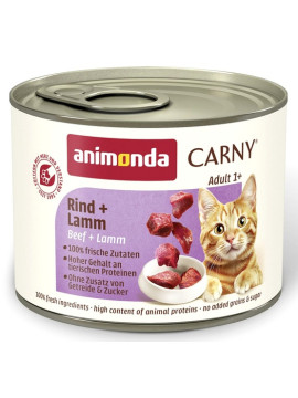 Animonda Carny Adult Wołowina + Jagnięcina puszka 200g