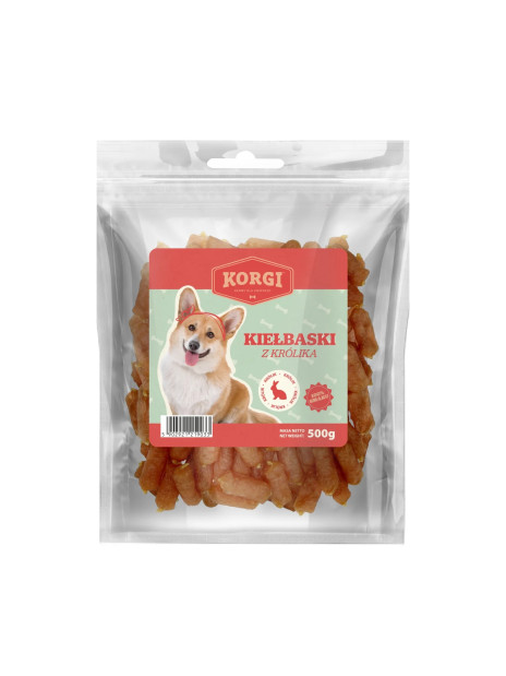 KORGI Kiełbaski z królika 500G