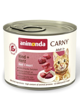 Animonda Carny Adult Wołowina + Serca puszka 200g