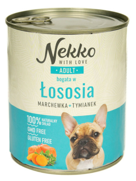 NEKKO Adult Łosoś, marchewka, tymianek 800g