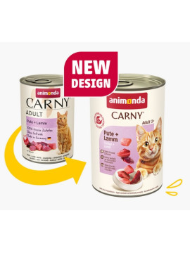 Animonda Carny Adult Indyk + Jagnięcina puszka 400g