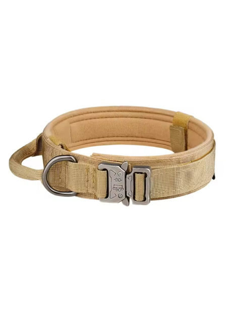 Obroża taktyczna dla psa – nylonowa, z metalową klamrą, treningowa XL 50–60 cm 3,8 cm