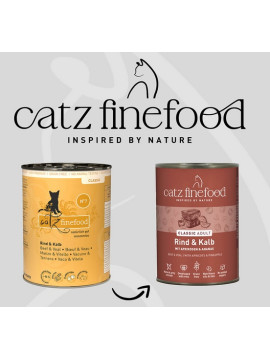 Catz Finefood Classic N.07 Wołowina i cielęcina puszka 400g