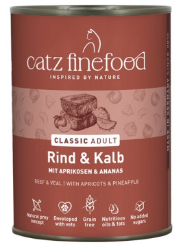 Catz Finefood Classic N.07 Wołowina i cielęcina puszka 400g