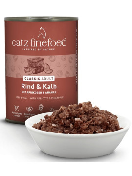 Catz Finefood Classic N.07 Wołowina i cielęcina puszka 400g