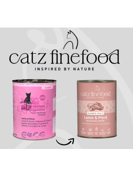Catz Finefood Classic N.19 Jagnięcina i Konina puszka 400g