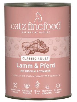 Catz Finefood Classic N.19 Jagnięcina i Konina puszka 400g