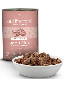 Catz Finefood Classic N.19 Jagnięcina i Konina puszka 400g