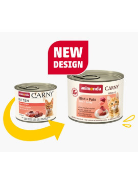 Animonda Carny Kitten Wołowina + Indyk puszka 200g