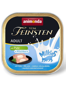 Animonda vom Feinsten Milkies Cat Indyk + Mleko tacka 100g