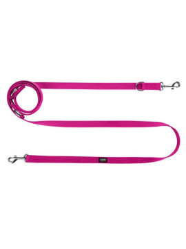 CHABA Smycz taśma regulowana XL 25mm/260cm fuksja