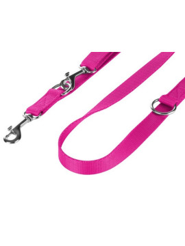 CHABA Smycz taśma regulowana XL 25mm/260cm fuksja