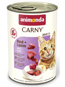 Animonda Carny Adult Wołowina + Jagnięcina puszka 400g