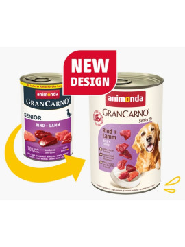 Animonda GranCarno Original Senior Rind Lamm Wołowina + Jagnięcina puszka 400g