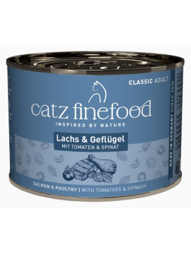Catz Finefood Classic N.05 Łosoś i drób puszka 200g