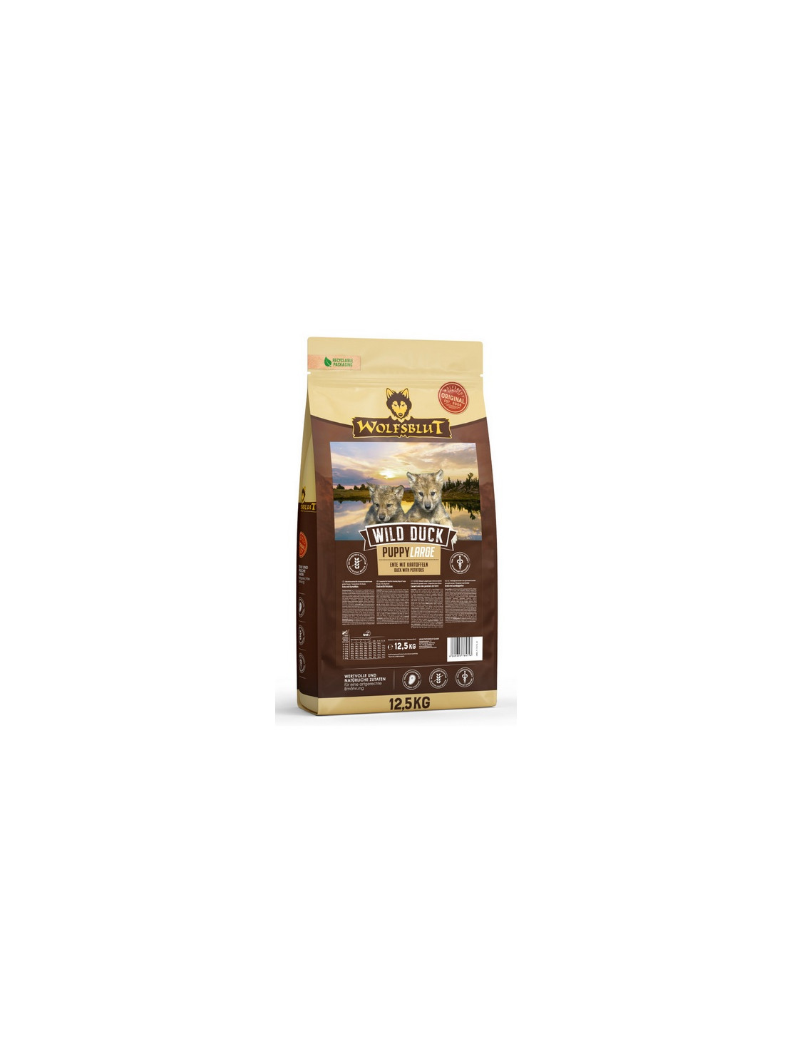 Wolfsblut Dog Wild Duck Puppy Large - kaczka i bataty 12,5kg