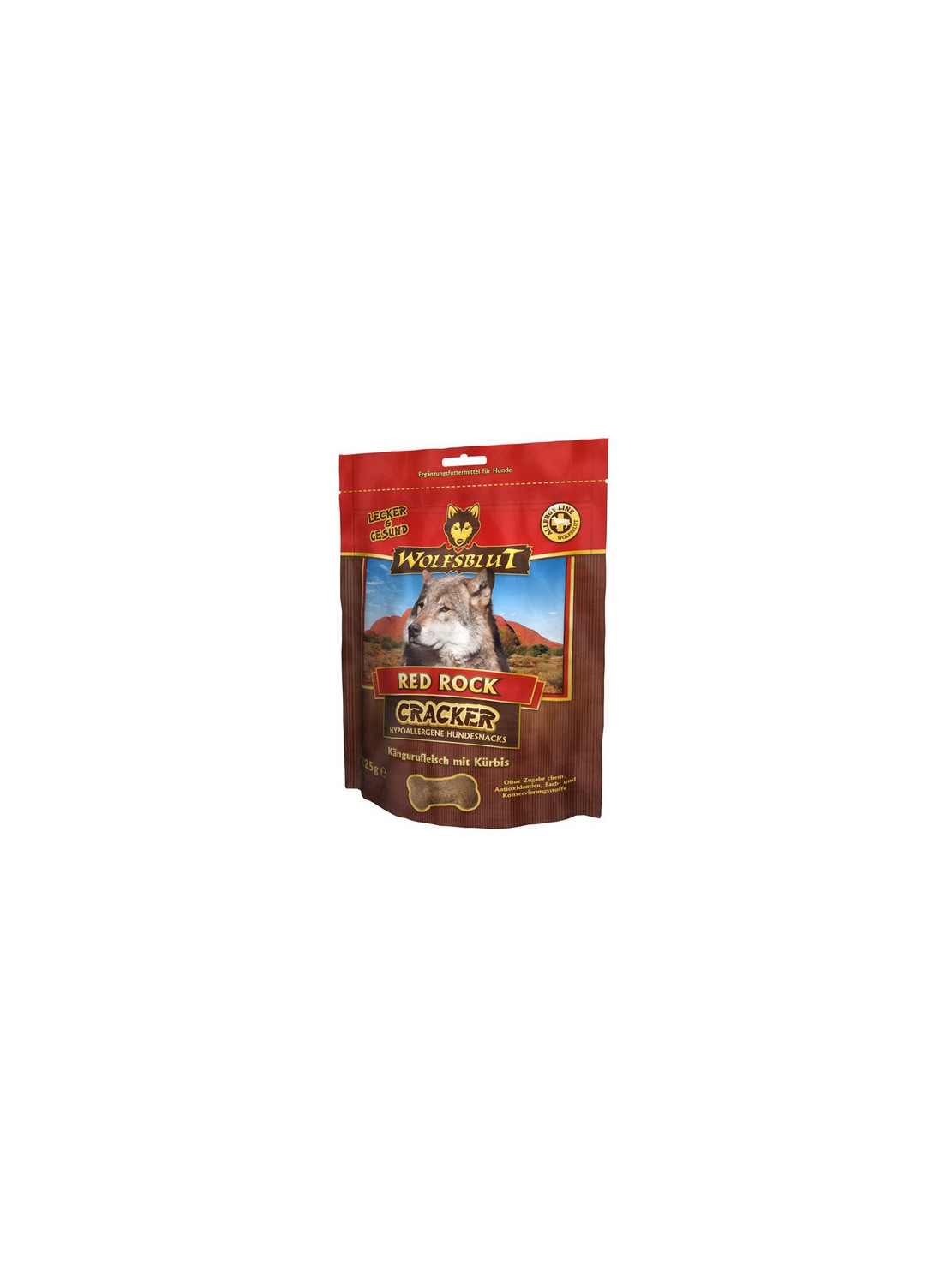 Wolfsblut Dog Cracker Red Rock - kangur i dynia 225g