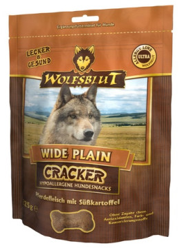 Wolfsblut Dog Cracker Wide Plain - konina i bataty 225g