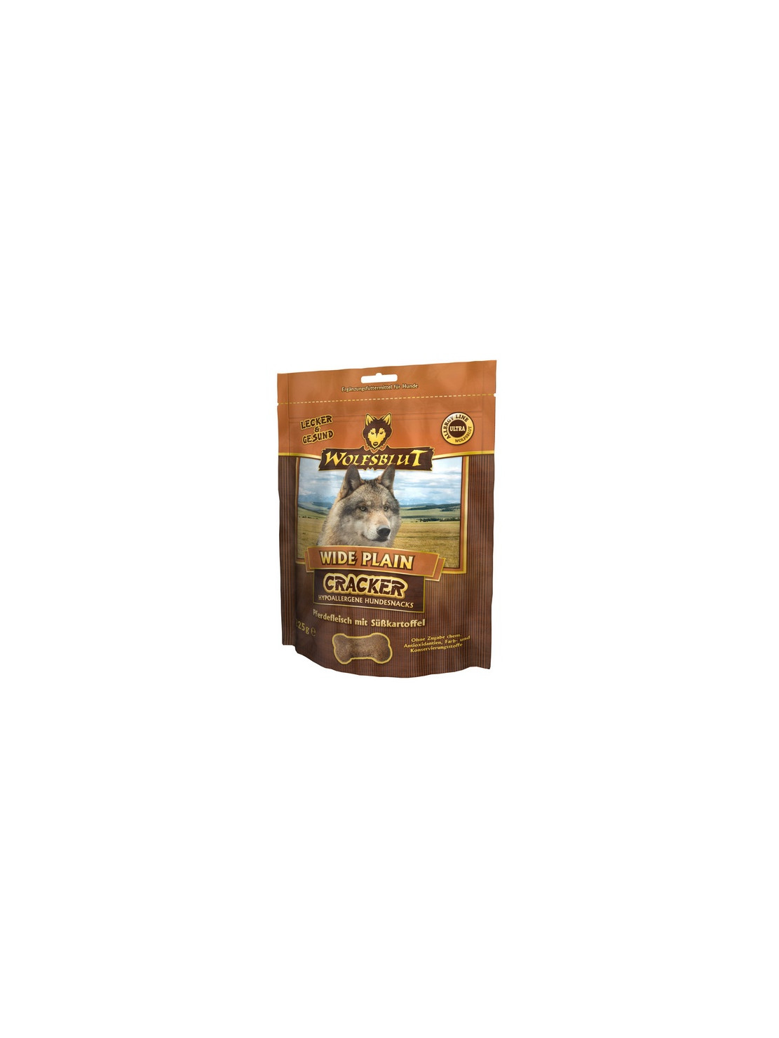 Wolfsblut Dog Cracker Wide Plain - konina i bataty 225g