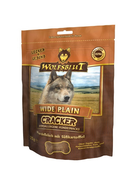 Wolfsblut Dog Cracker Wide Plain - konina i bataty 225g