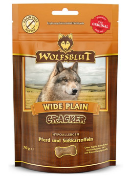 Wolfsblut Dog Cracker Wide Plain - konina i bataty 70g