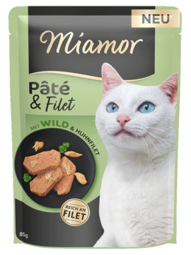 Miamor Pate & Filet Dziczyzna & Kurczak saszetka 85g