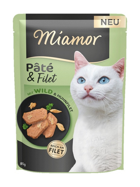 Miamor Pate & Filet Dziczyzna & Kurczak saszetka 85g