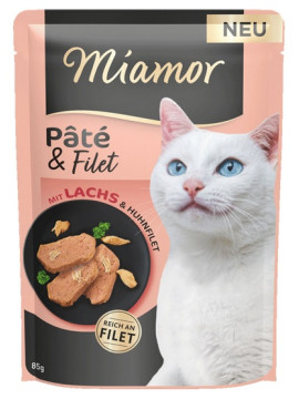 Miamor Pate & Filet Łosoś & Kurczak saszetka 85g