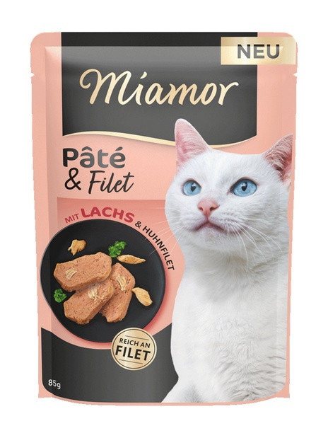 Miamor Pate & Filet Łosoś & Kurczak saszetka 85g