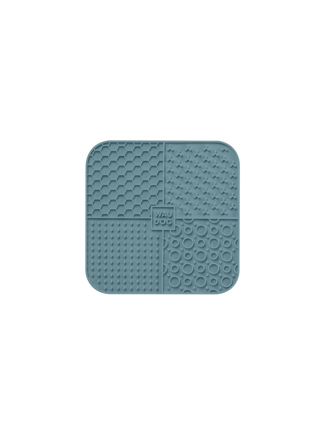 Collar WauDog Silicone Mata do lizania 19x19x1cm szara