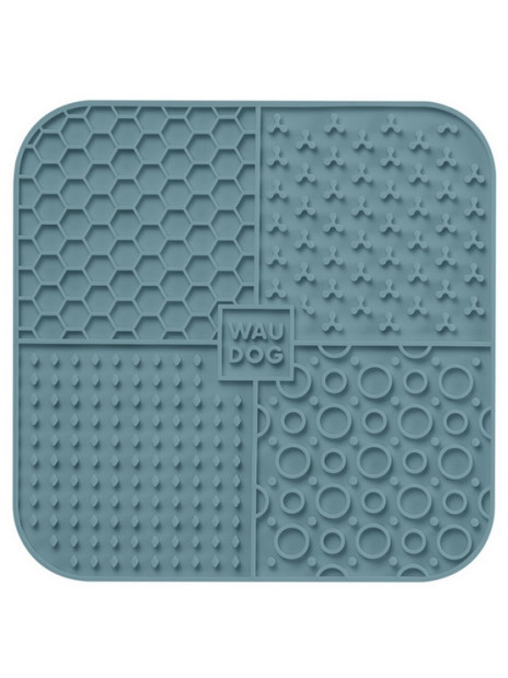 Collar WauDog Silicone Mata do lizania 19x19x1cm szara