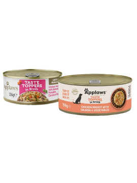 Applaws Dog Taste Toppers puszka z kurczakiem, łososiem i warzywami 156g