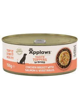 Applaws Dog Taste Toppers puszka z kurczakiem, łososiem i warzywami 156g