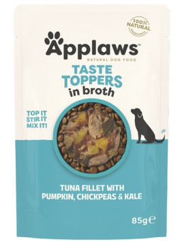 Applaws Taste Toppers Saszetka dla psa - tuńczyk, dynia i ciecierzyca w sosie 85g