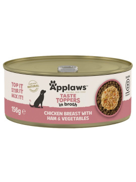 Applaws Dog Taste Toppers puszka z kurczakiem, szynką i warzywami 156g