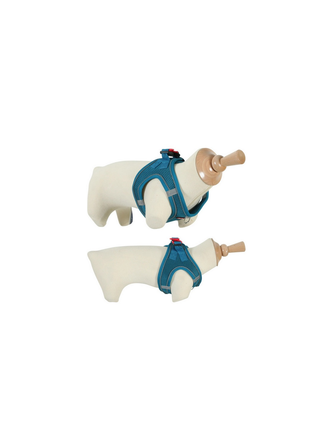 Zolux Szelki oddychające z siatki L turkusowe